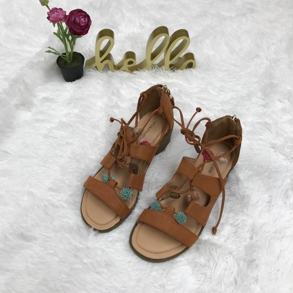 Maurices Shoes - Maurices | Lace Up Pom Pom Sandals